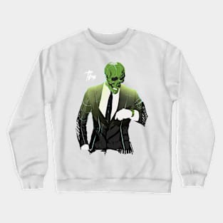 pop art scull Crewneck Sweatshirt